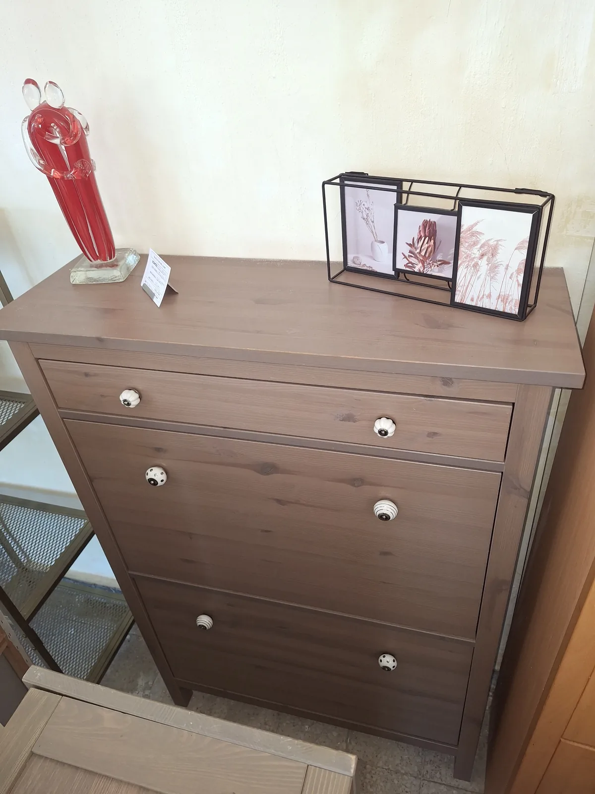 IKEA HEMNES Schuhschrank mit Schubladen, braun gebeizt bei Bútorsarok in Letenye