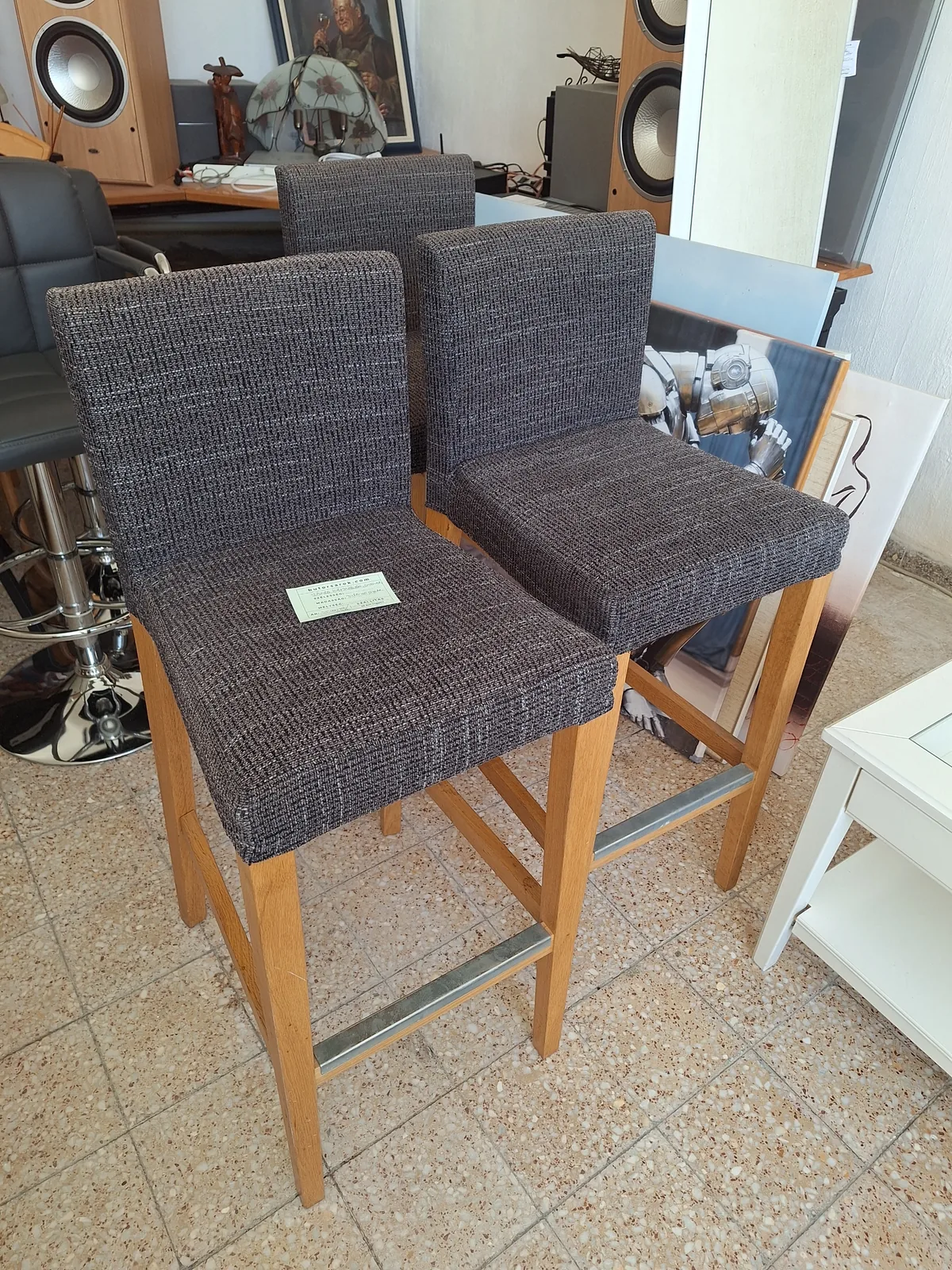 Ikeás kárpítozott bárszék 3db-os szettben bei Bútorsarok in Letenye