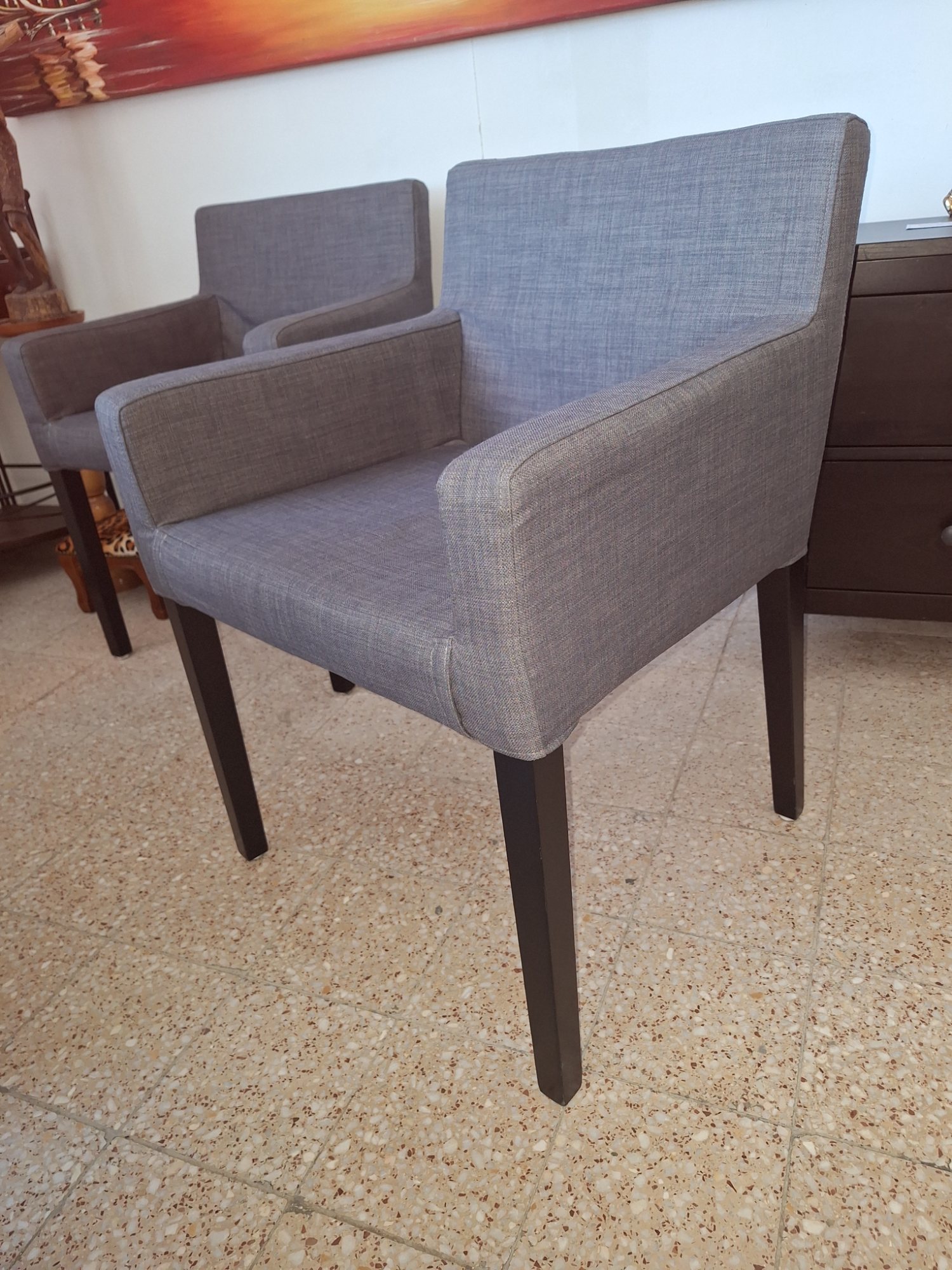 Zwei IKEA Sessel mit waschbaren Wechselbezügen – Ansicht 3
